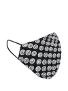 10 Corso Como Graphic-print Face Mask In Black