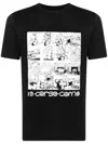 10 Corso Como Graphic Print Short-sleeved T-shirt In Black