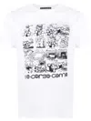 10 Corso Como Graphic Print Short-sleeved T-shirt In White