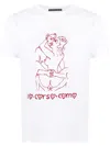 10 Corso Como Graphic Print Short-sleeved T-shirt In White
