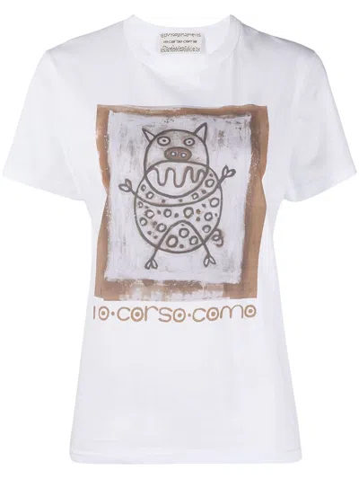 10 Corso Como Graphic-print T-shirt In White
