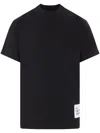 10 Corso Como Logo-patch Cotton T-shirt In Schwarz