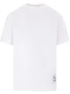 10 Corso Como Logo-patch Cotton T-shirt In Weiss