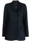 10 Corso Como Single-breasted Notched Blazer In Blau