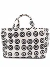 10 Corso Como Spot-print Tote Bag In Weiss