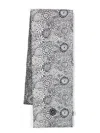 10 Corso Como Swirl-print Down-padded Scarf In Schwarz