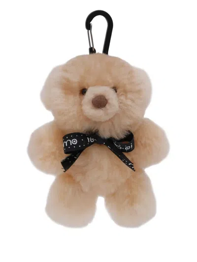 10 Corso Como Teddy Bear Keyring In Brown