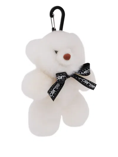 10 Corso Como Teddy Bear Keyring In White