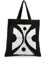 10 Corso Como Thalia Canvas Tote Bag In Black