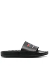 10 Corso Como X Fila Polka-dot Slides In Black