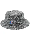 10 Corso Como X K-way Logo-print Bucket Hat In Black