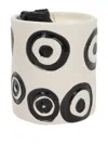 10 Corso Como X Love & Stones Circle-pattern Ceramic Candle In White