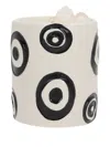 10 Corso Como X Love & Stones Circle-pattern Ceramic Candle In White
