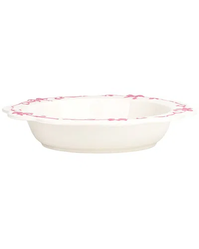 10 Strawberry Street 11 Strawberry Street Sweet Ribbon Trim Pie Dish In Neutral