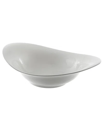 10 Strawberry Street 20in Porcelain Swoop Bowl In Gray