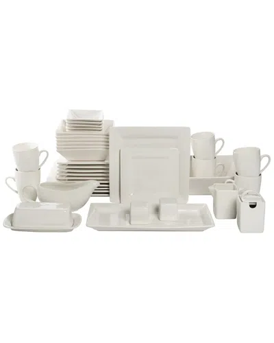 10 Strawberry Street 40pc Dinnerware Set In Cream