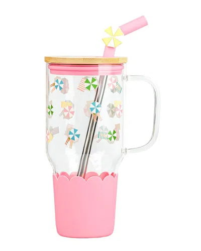 10 Strawberry Street Adria Hydration Travel Tumbler In Pink