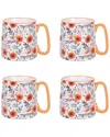 10 Strawberry Street Bella Mug Harvest Floral Mug In Multi