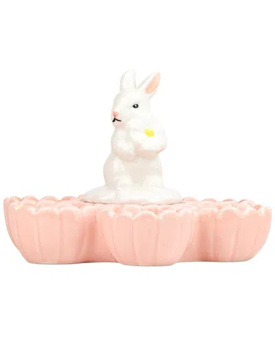 10 Strawberry Street Blossom Bunny Garden Egg Tray In Multi