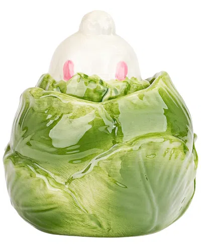 10 Strawberry Street Cabbage Patch Buns Canister In Green