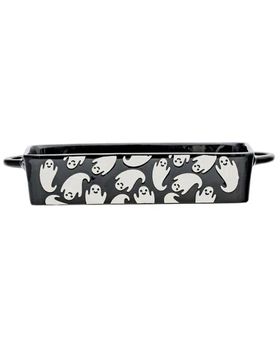 10 Strawberry Street Flying Ghost Bakeware Rectan In Black