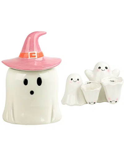 10 Strawberry Street Ghost Store And Scoop Set In White