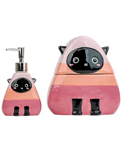 10 Strawberry Street Kitty Corn Counter Set In Multi
