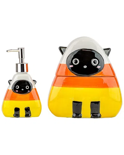 10 Strawberry Street Kitty Corn Counter Set In Multi