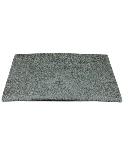 10 Strawberry Street Set Of 2 Whittier Granite Square Platter In Multi