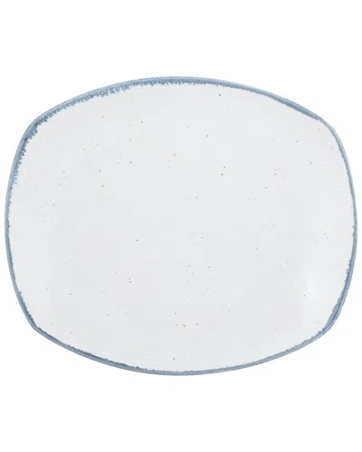 10 Strawberry Street Set Of 3 Arctic 12x10 Rectangular Platters In White
