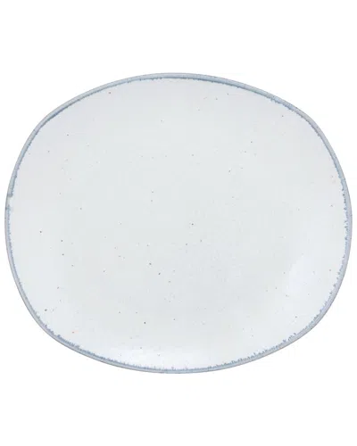 10 Strawberry Street Set Of 4 Arctic Rectangular Dinner Plates In White