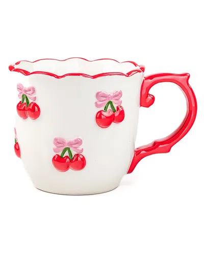 10 Strawberry Street Set Of 4 Cherry Mugs