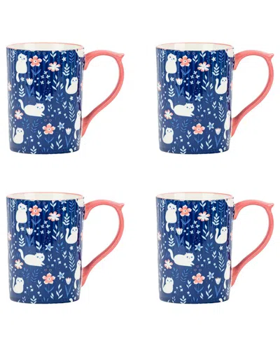 10 Strawberry Street Set Of 4 Lylah Mugs