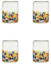 10 Strawberry Street Set Of 4 San Lucas Mexican Dof Glasses