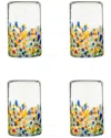 10 Strawberry Street Set Of 4 San Lucas Mexican Hiball Glasses In Multi