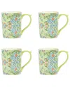 10 Strawberry Street Set Of 4 Sylvie Mugs