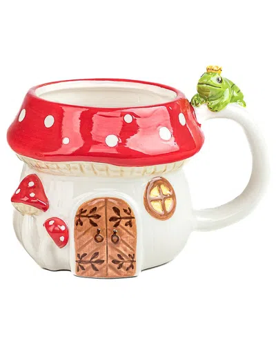 10 Strawberry Street Set Of 4 Toadstool Mushroom House Mugs