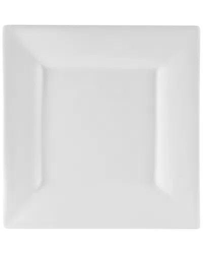 10 Strawberry Street Set Of 4 Whittier Square Charger Plates In White