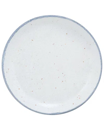 10 Strawberry Street Set Of 6 Arctic Coupe Appetizer Plates In Multi