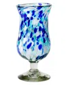 10 Strawberry Street Set Of 6 Bahia Hurricane Handblown Mexican Glasses