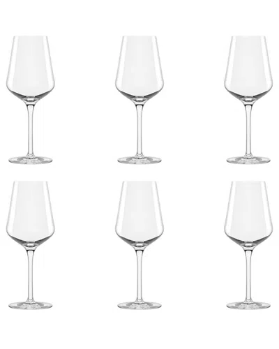 10 Strawberry Street Set Of 6 Breckenridge Glassware: Red Wine Glass