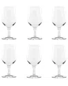 10 Strawberry Street Set Of 6 Breckenridge Glassware: Water Goblet