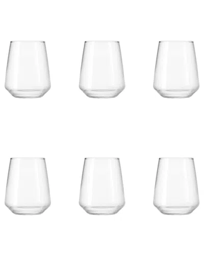 10 Strawberry Street Set Of 6 Contea Glassware: Stemless Wine