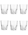 10 Strawberry Street Set Of 6 Stepback Glassware: Double Old Fashioned