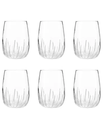 10 Strawberry Street Set Of 6 Mistral Glassware: Aerating Stemless Wine