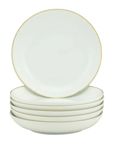 10 Strawberry Street Set Of 6 Royal Coupe Gold Line Soup Bowl