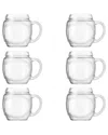 10 Strawberry Street Set Of 6 Sports Glassware: Baseball
