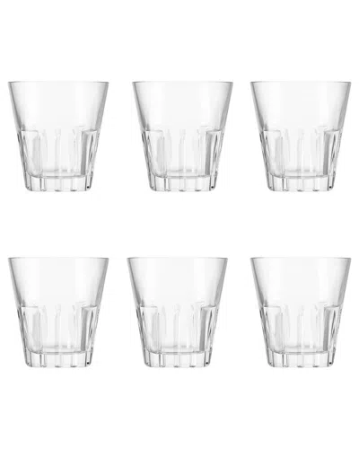 10 Strawberry Street Set Of 6 Stepback Glassware: Double Old Fashioned