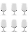 10 Strawberry Street Set Of 6 Vail Glassware: Water Goblet