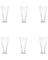 10 Strawberry Street Set Of 6 Vicenza Sundae Dishes In Transparent
